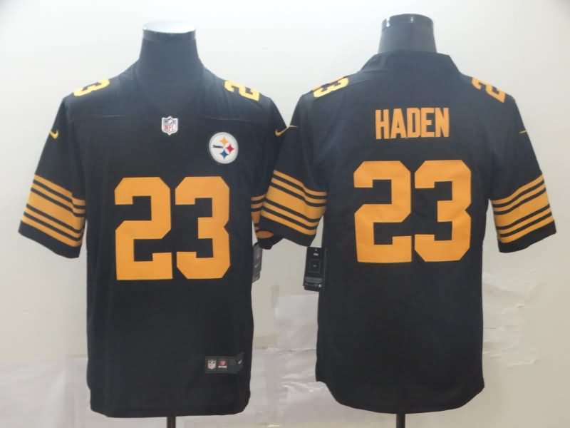 Pittsburgh Steelers Black NFL Jersey 03