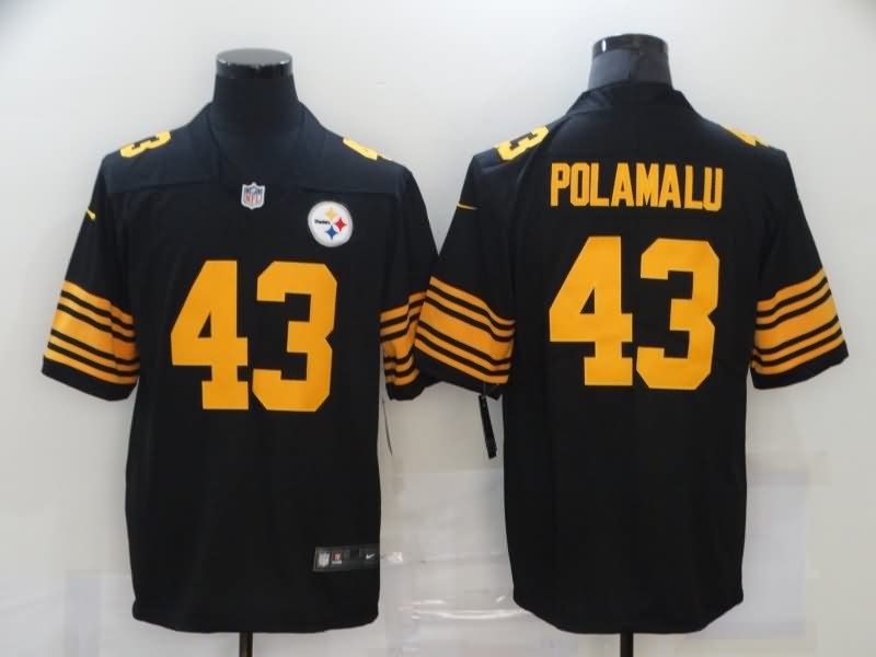 Pittsburgh Steelers Black NFL Jersey 03