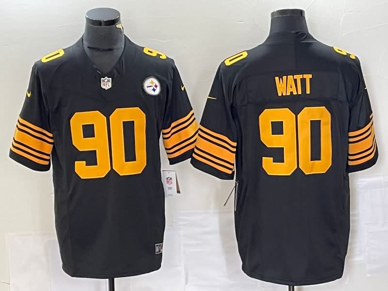 Pittsburgh Steelers Black NFL Jersey 06