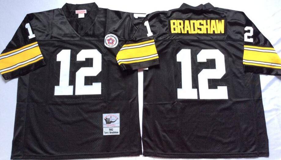 Pittsburgh Steelers Black Retro NFL Jersey