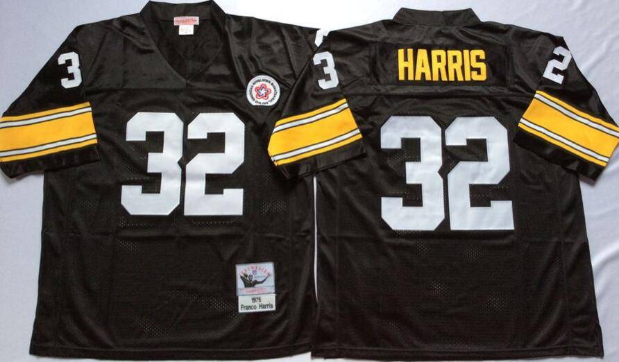 Pittsburgh Steelers Black Retro NFL Jersey