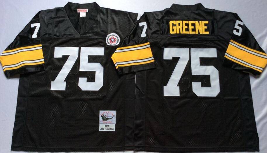 Pittsburgh Steelers Black Retro NFL Jersey