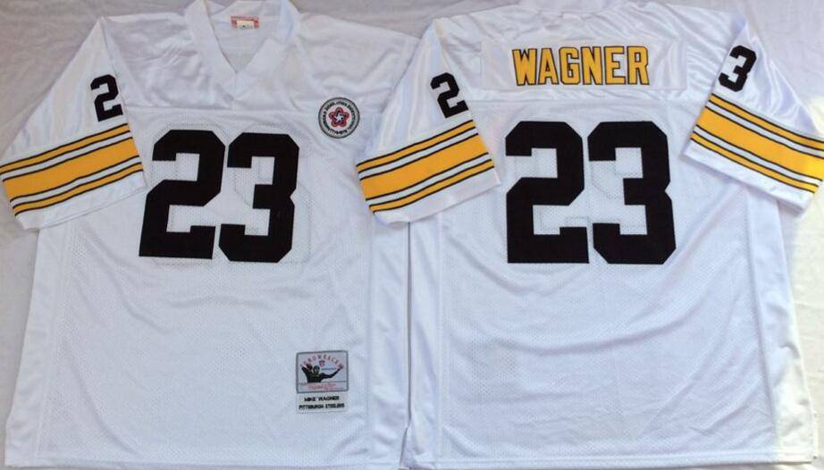 Pittsburgh Steelers White Retro NFL Jersey