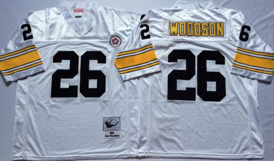 Pittsburgh Steelers White Retro NFL Jersey