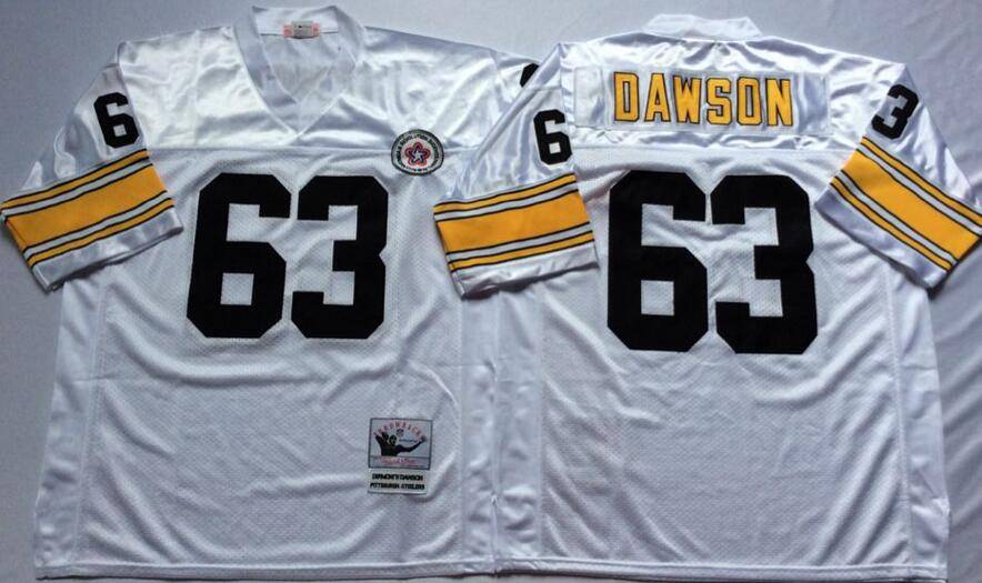 Pittsburgh Steelers White Retro NFL Jersey