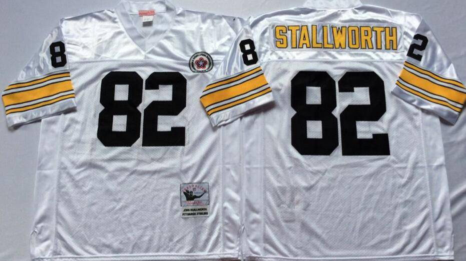 Pittsburgh Steelers White Retro NFL Jersey