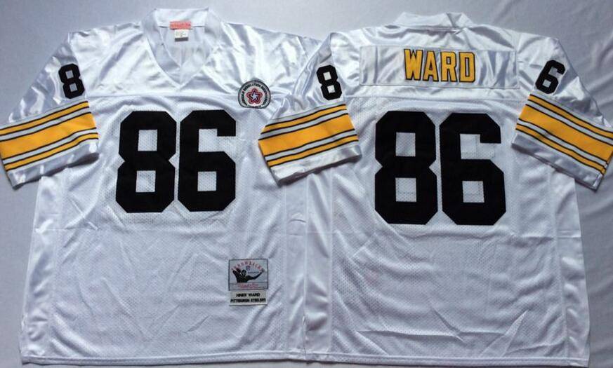 Pittsburgh Steelers White Retro NFL Jersey