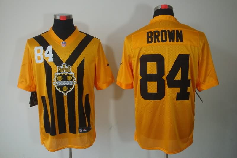 Pittsburgh Steelers Yellow Retro NFL Jersey