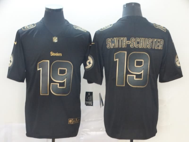 Pittsburgh Steelers Black Gold Vapor Limited NFL Jersey