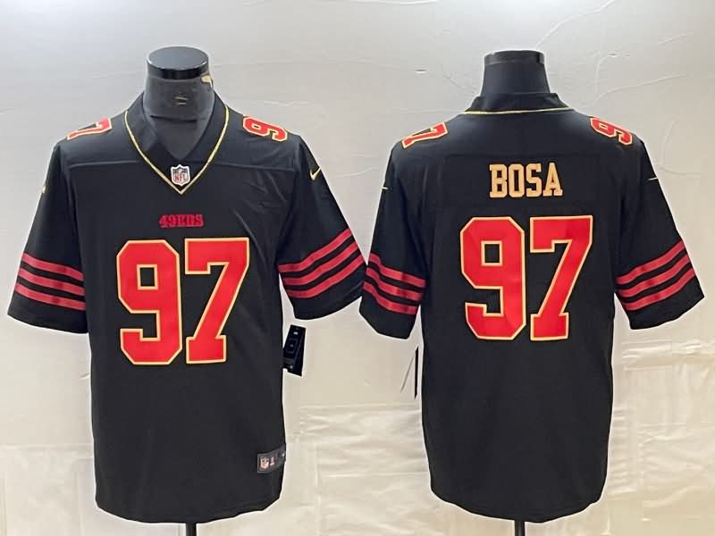 San Francisco 49ers Black Gold NFL Jersey