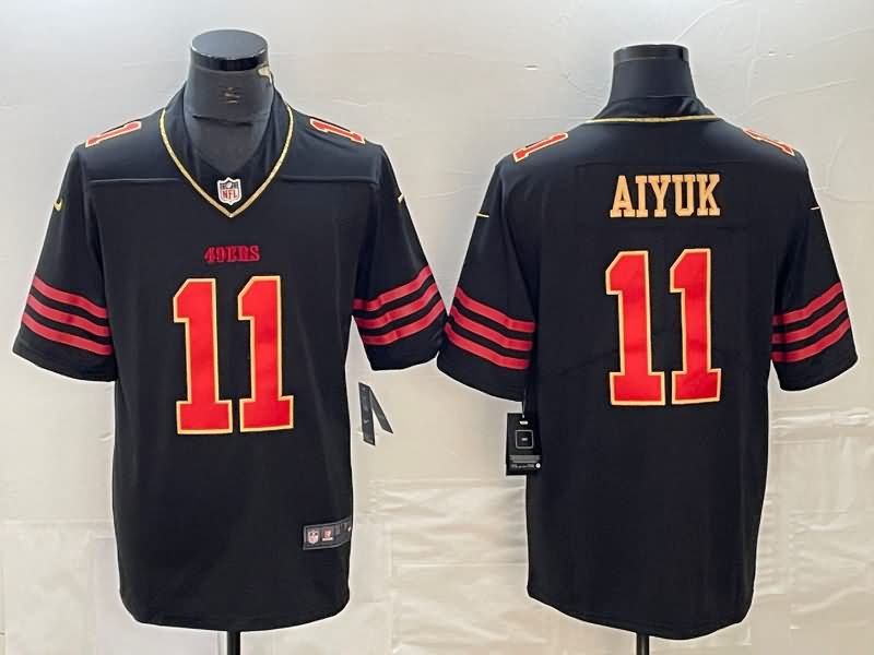 San Francisco 49ers Black Gold NFL Jersey