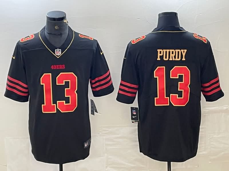 San Francisco 49ers Black Gold NFL Jersey