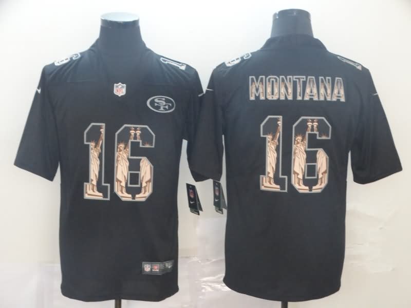 San Francisco 49ers Black Goddess Fashion NFL Jersey