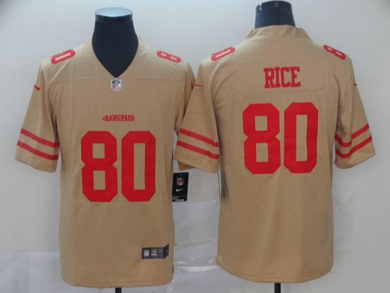 San Francisco 49ers Gold Inverted Legend NFL Jersey