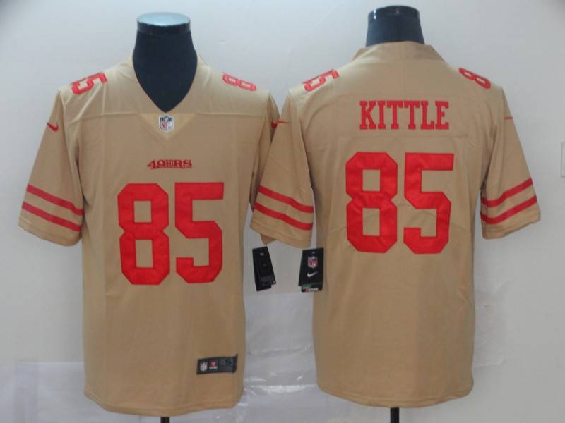 San Francisco 49ers Gold Inverted Legend NFL Jersey