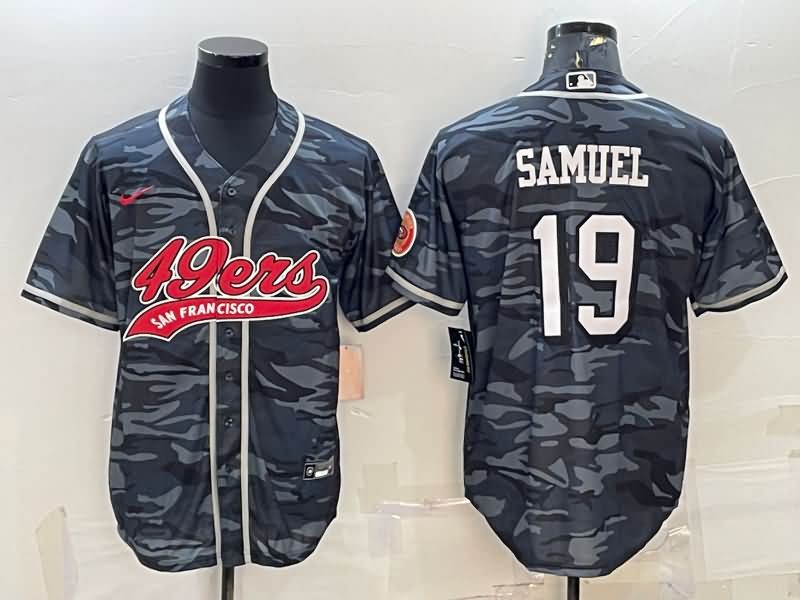 San Francisco 49ers Camouflage MLB&NFL Jersey 03