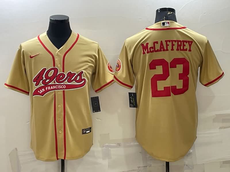 San Francisco 49ers Gold MLB&NFL Jersey