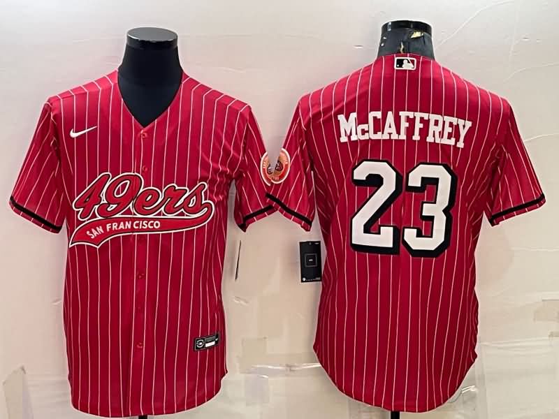 San Francisco 49ers Red MLB&NFL Jersey 03