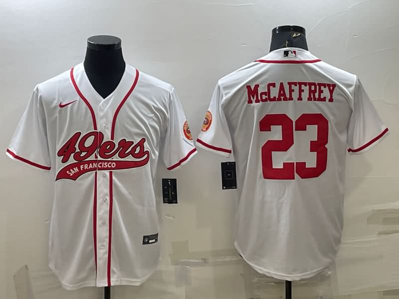 San Francisco 49ers White MLB&NFL Jersey