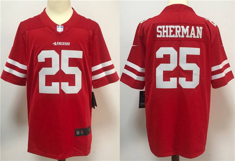 San Francisco 49ers Red NFL Jersey