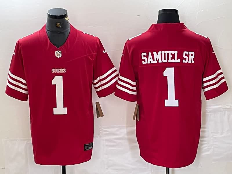 San Francisco 49ers Red NFL Jersey 04