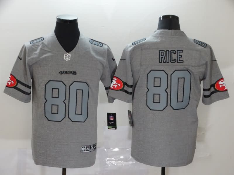 San Francisco 49ers Grey Retro NFL Jersey