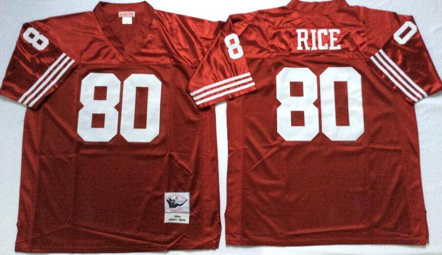 San Francisco 49ers Red Retro NFL Jersey