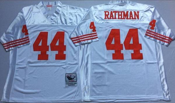 San Francisco 49ers White Retro NFL Jersey