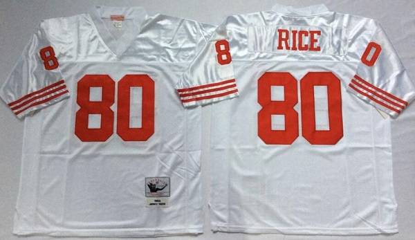 San Francisco 49ers White Retro NFL Jersey