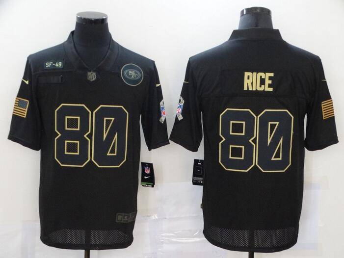 San Francisco 49ers Black Gold Salute To Service NFL Jersey