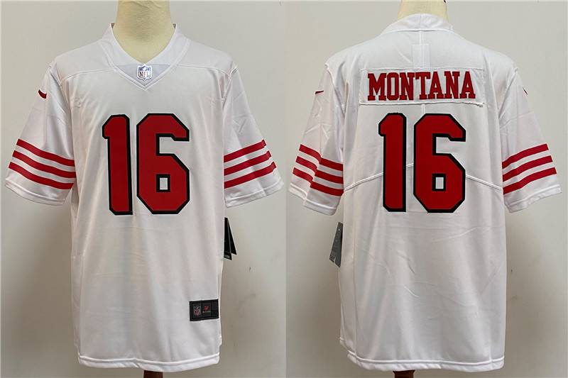 San Francisco 49ers White NFL Jersey 02