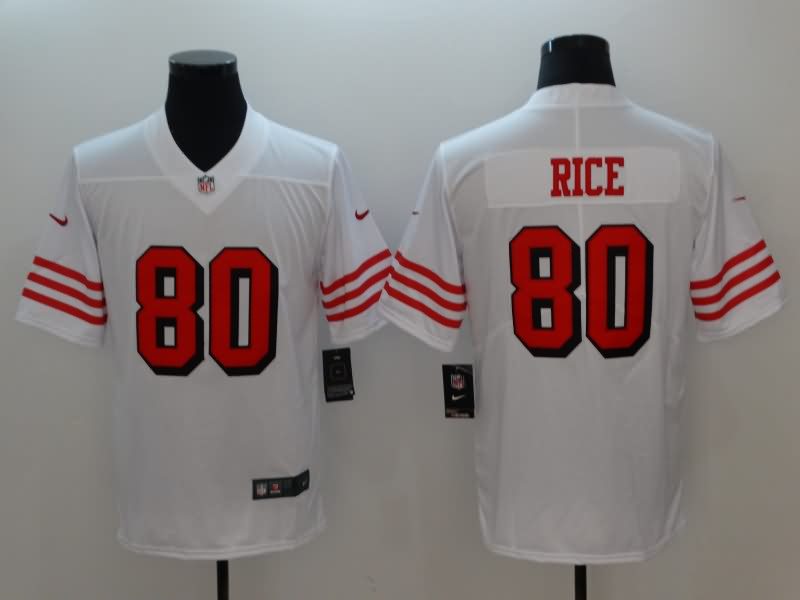 San Francisco 49ers White NFL Jersey 02