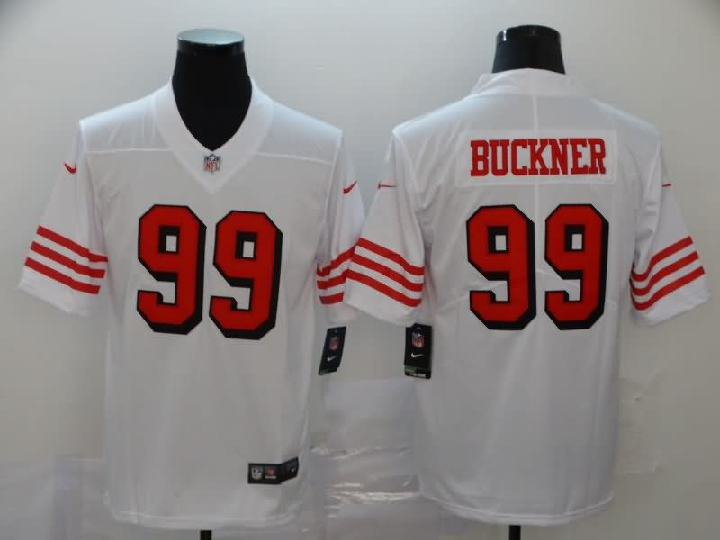 San Francisco 49ers White NFL Jersey 02