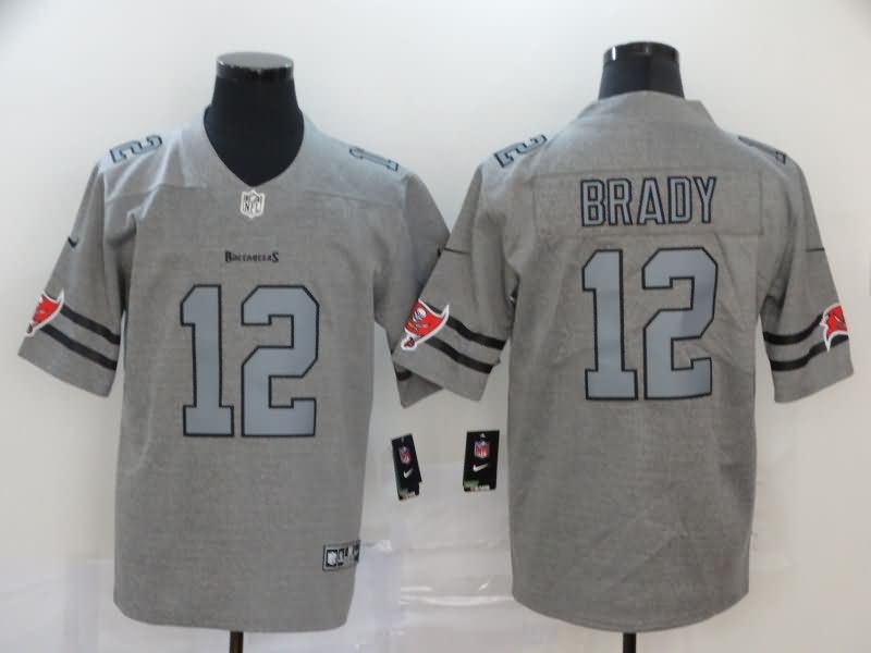 Tampa Bay Buccaneers Grey Retro NFL Jersey