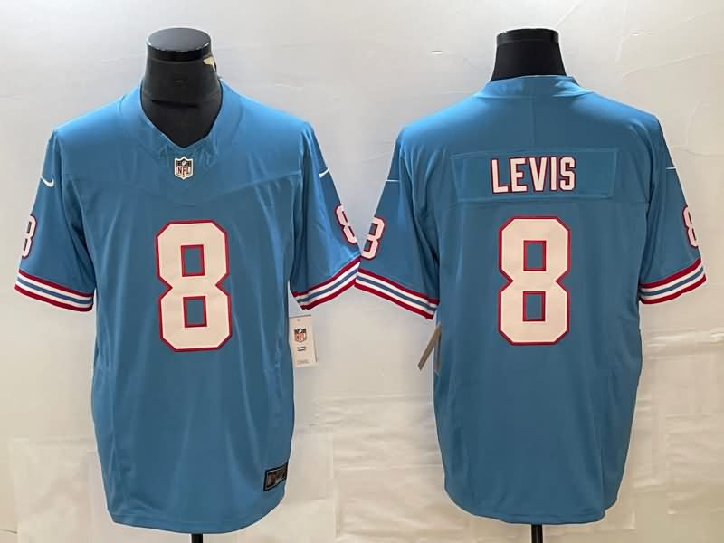 Tennessee Titans Light Blue Retro NFL Jersey