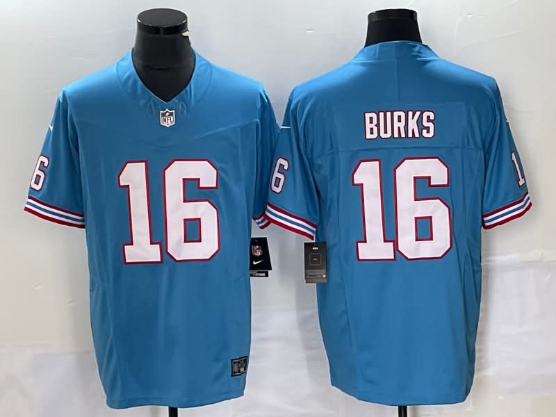 Tennessee Titans Light Blue Retro NFL Jersey