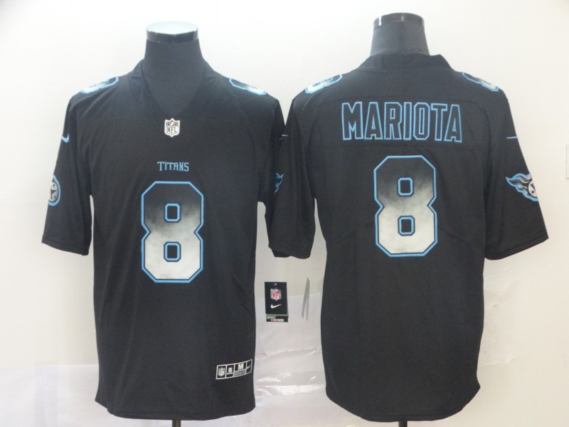 Tennessee Titans Black Smoke Fashion NFL Jersey