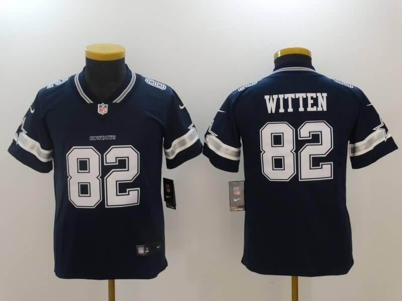 Kids Dallas Cowboys WITTEN #82 Dark Blue NFL Jersey