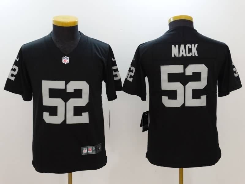 Kids Las Vegas Raiders MACK #52 Black NFL Jersey