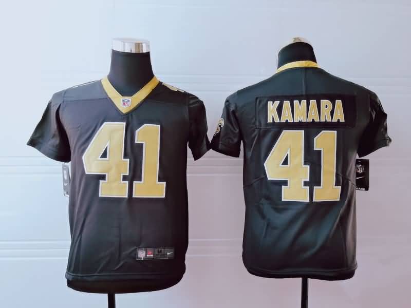 Kids New Orleans Saints KAMARA #41 Black NFL Jersey