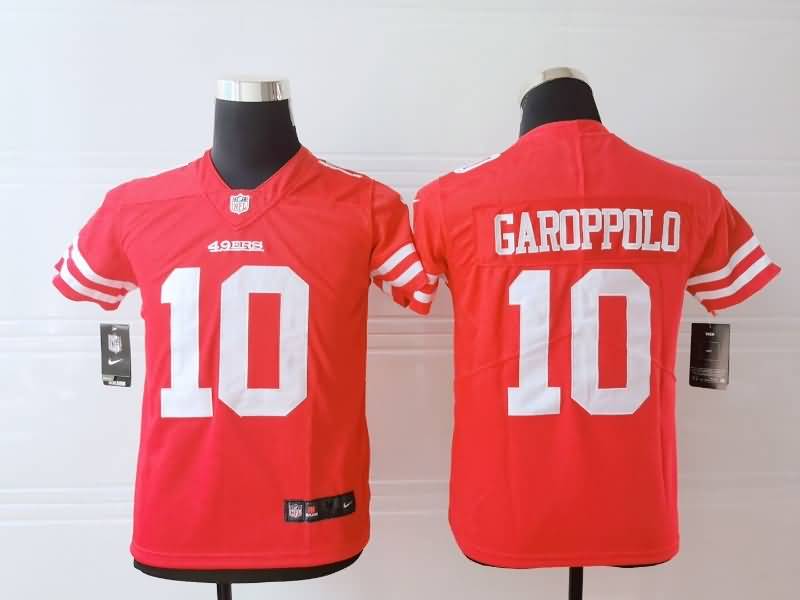 Kids San Francisco 49ers GAROPPOLO #10 Red NFL Jersey