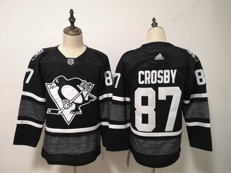 2019 Pittsburgh Penguins CROSBY #87 Black All Star NHL Jersey