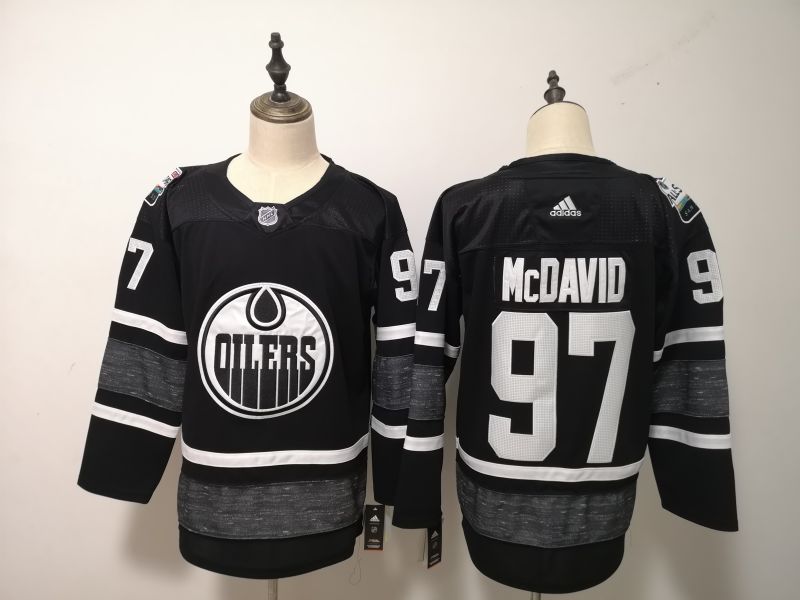 2019 Edmonton Oilers MCDAVID #97 Black All Star NHL Jersey