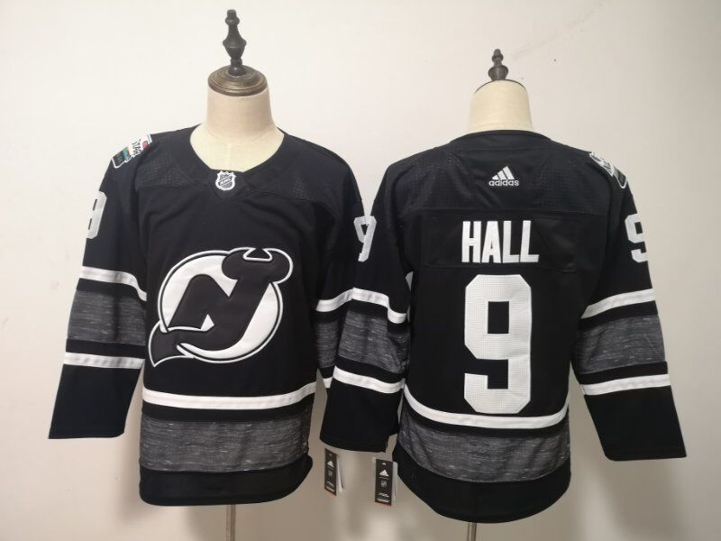 2019 New Jersey Devils HALL #9 Black All Star NHL Jersey