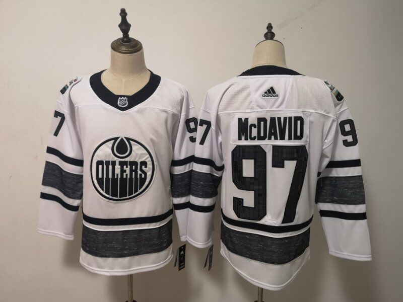 2019 Edmonton Oilers MCDAVID #97 White All Star NHL Jersey