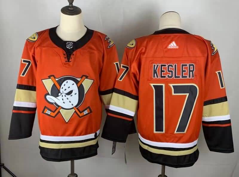 Anaheim Ducks KESLER #17 Orange NHL Jersey
