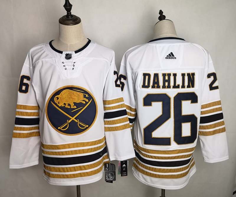 Buffalo Sabres DAHLIN #26 White NHL Jersey 02