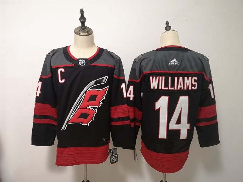 Carolina Hurricanes WILLAMS #14 Black NHL Jersey