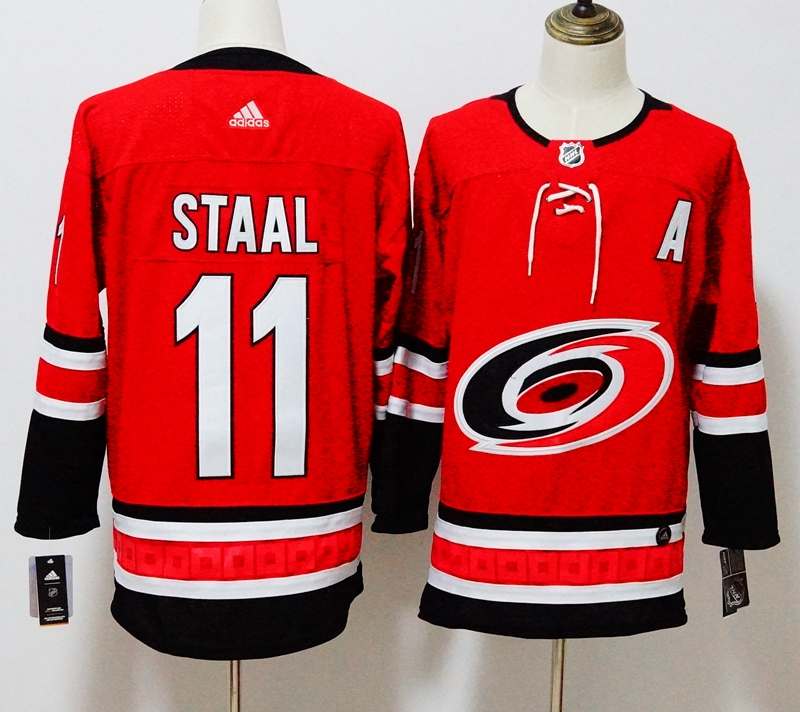 Carolina Hurricanes STAAL #11 Red NHL Jersey