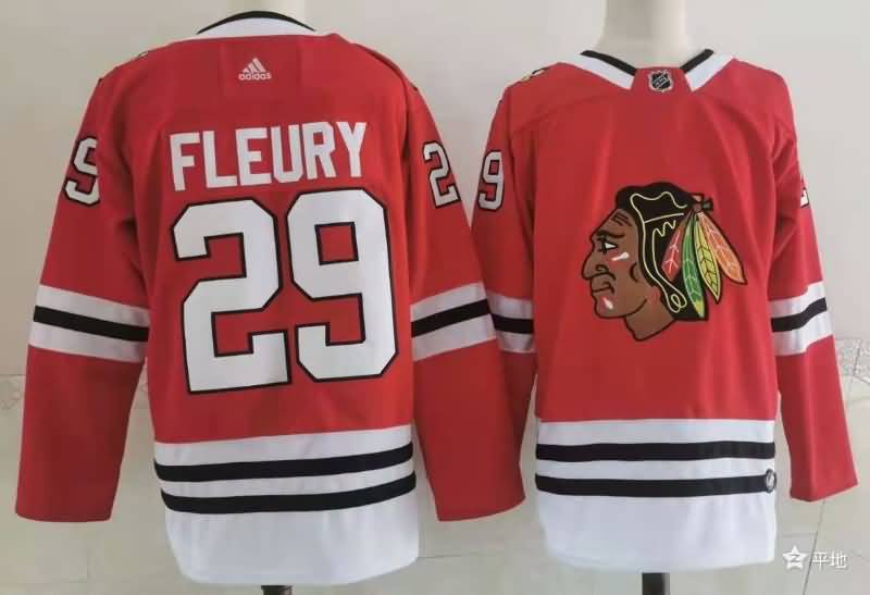 Chicago Blackhawks FLEURY #29 Red NHL Jersey
